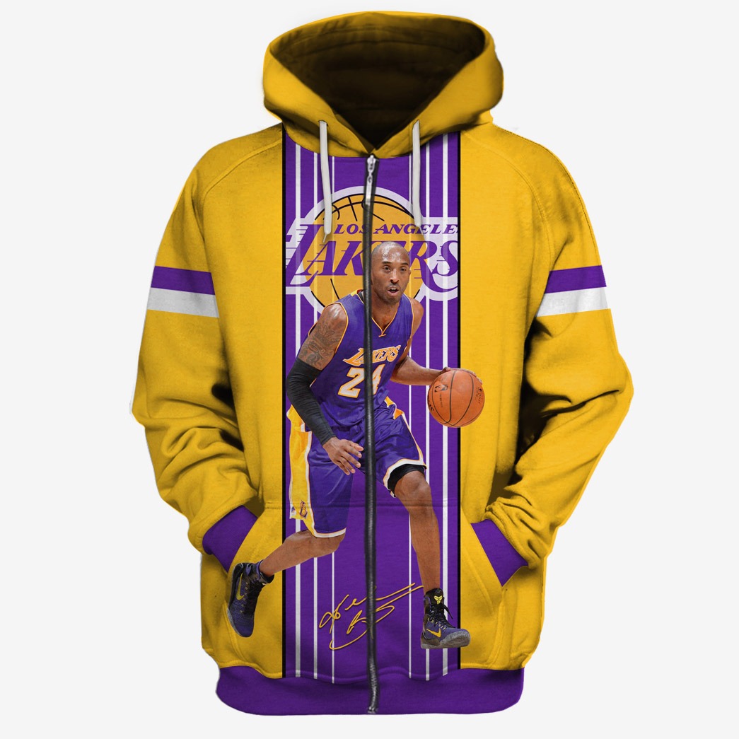Custom Kobe Bryant Los Angeles Lakers 24 Python Hoodie – HATSURGEON
