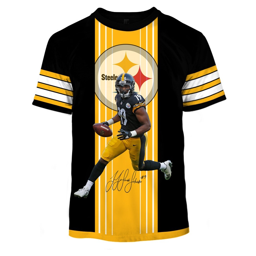 JuJu Smith Schuster Jersey Womens L Black NFL Pittsburgh Steelers