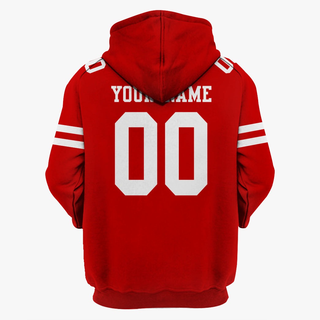 NFL San Francisco 49ers, Gucci Personalized Oodie Blanket Hoodie