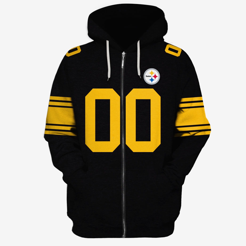 Pittsburgh Steelers NFL Personalized Home Jersey Hoodie T Shirt