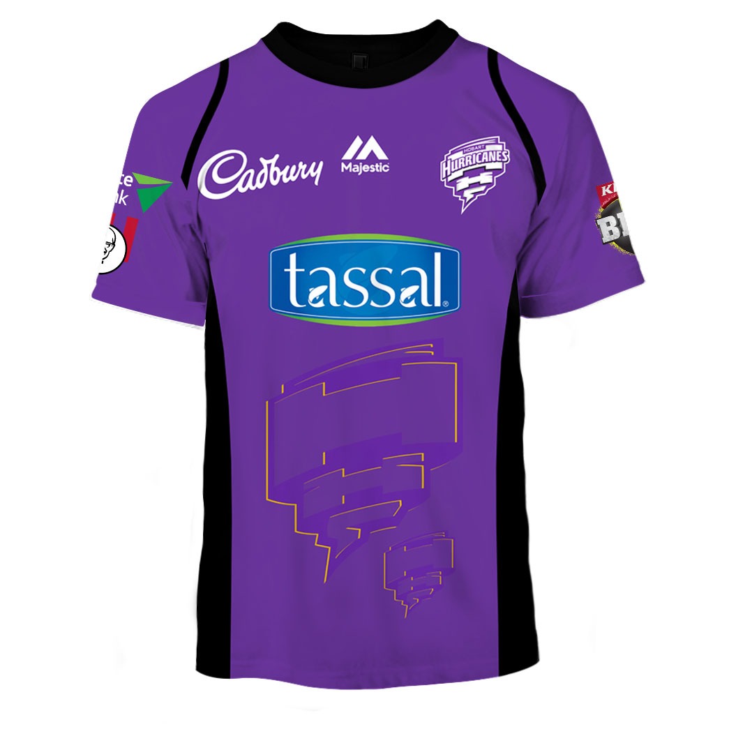 Hobart Hurricanes Personalized name and number jersey BBL 2018-19 -  OldSchoolThings - Personalize Your Own New & Retro Sports Jerseys, Hoodies,  T Shirts