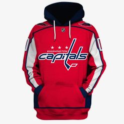 Personalized Washington Capitals NHL Reverse Retro Hoodie, Shirt
