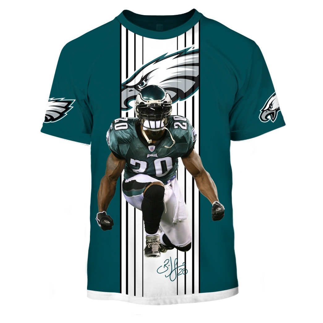 Limited Women's Brian Dawkins Green Jersey - #20 Football