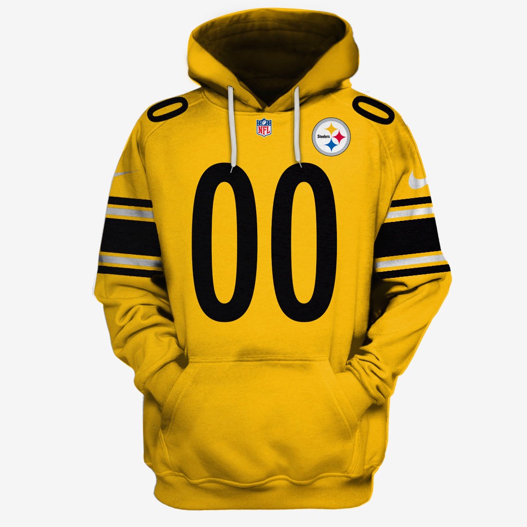 Nfl Pittsburgh Steelers Skull Men And Women 3d Full Printing Hoodie 