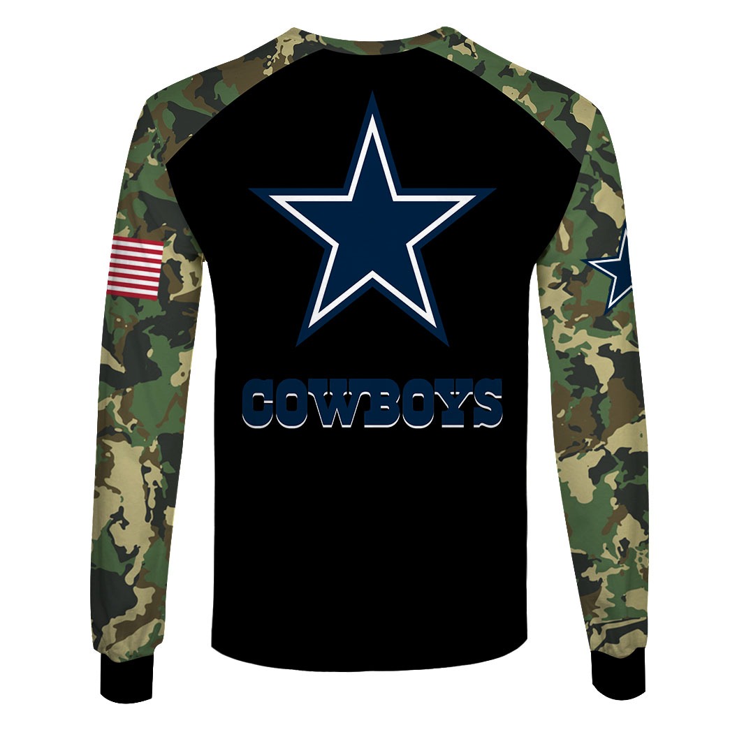 Skull dallas cowboys nfl all over printed shirt