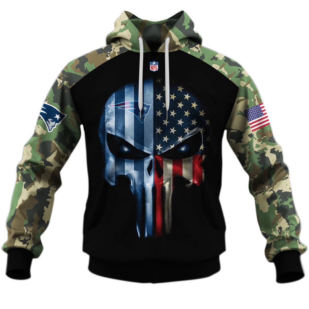 Cleveland Browns NFL US Flag Camo Veteran Team 3D Printed Hoodie