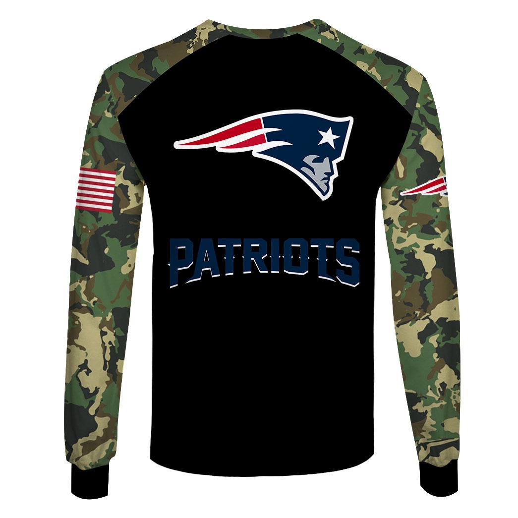 New England Patriots Military Shirt 3D For Men And Women