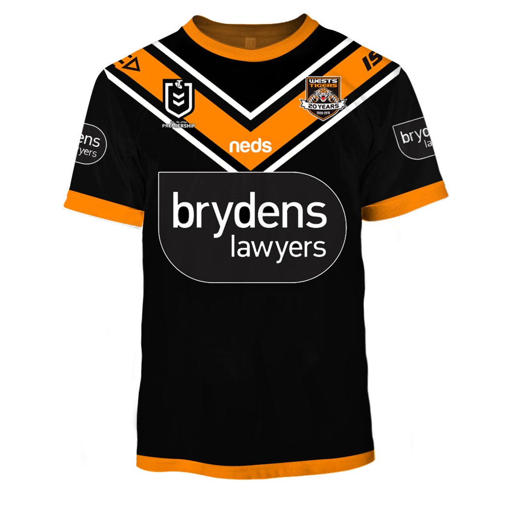 Buy 2019 Wests Tigers NRL Away Jersey - Mens - NRL Jerseys