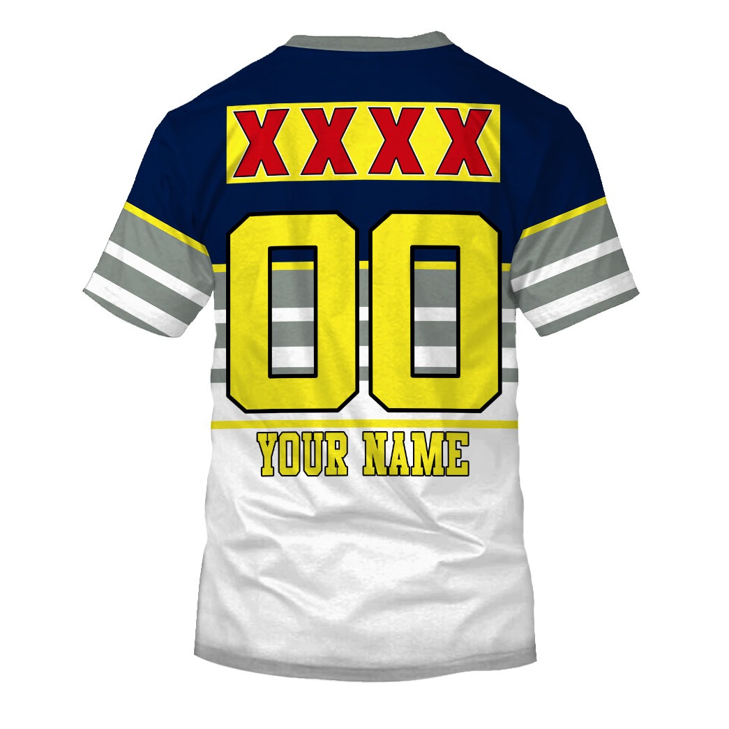 North Queensland Cowboys NRL Custom Name Baseball Jersey