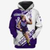 Nat Fyfe #7 Fremantle Football Club 3D All Over Printed Hoodie Sweatshirt Shirt