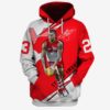 Lance Franklin #23 Sydney Swans AFL Limited Edition 3D All Over Printed Hoodie Sweatshirt Shirt