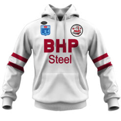 Personalized Illawarra Steelers 1987 ARL/NRL Vintage Retro White Away Jerseys Hoodies Shirts For Men Women