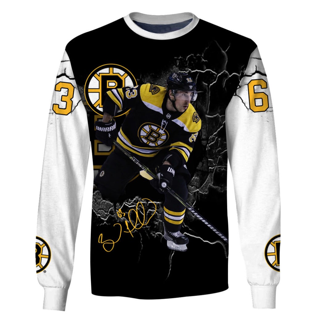 Boston Bruins Brad Marchand #63 Hot hoodie jersey 2020