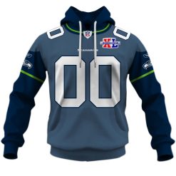 Seahawks Military Hoodie 3D Camo Unique Seattle Seahawks Gifts