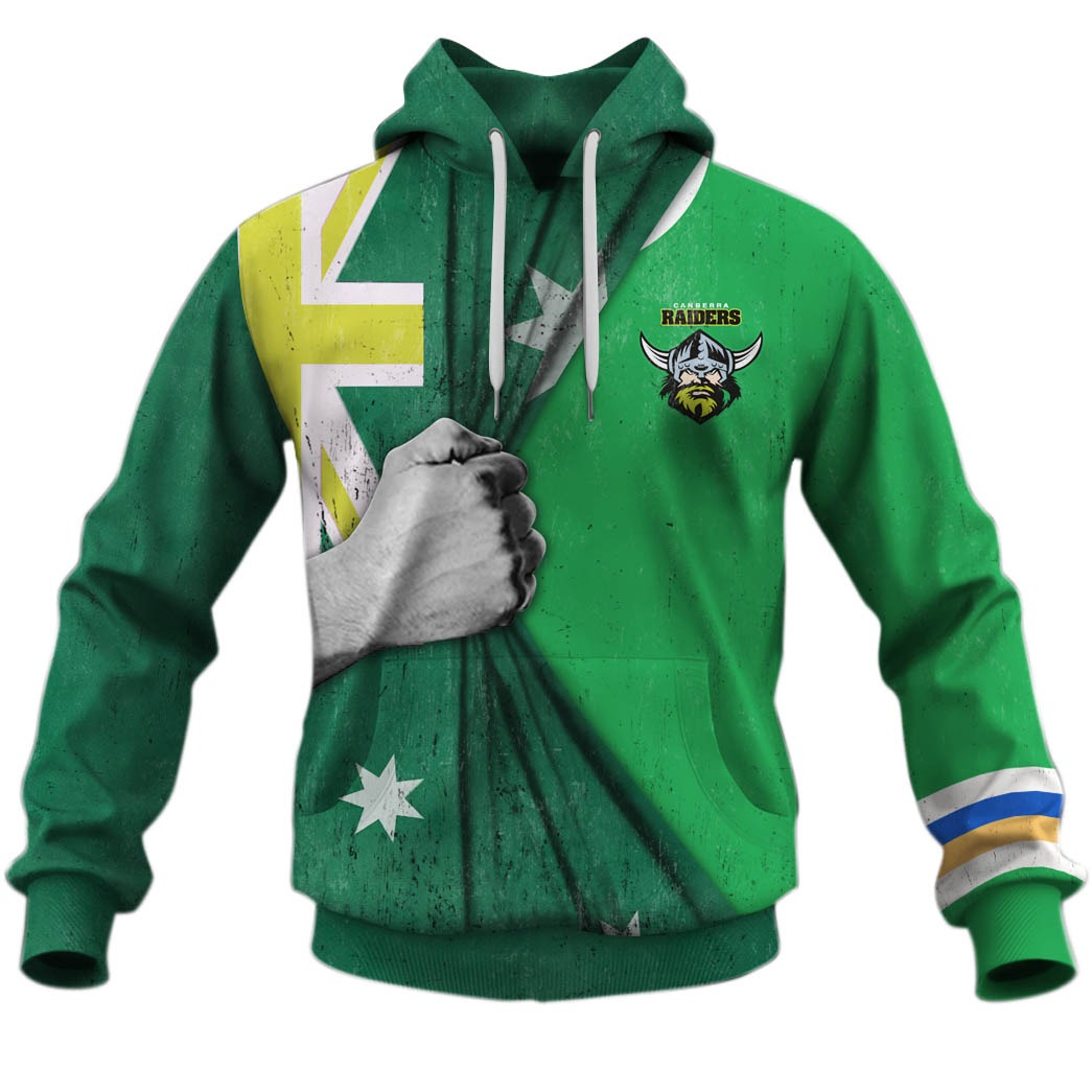 Personalized NRL Canberra Raiders oodie blanket hoodie snuggie hoodies