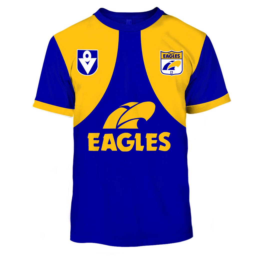 Buy 2020 West Coast Eagles AFL Hawaiian Shirt - Adult - AFL Guernseys