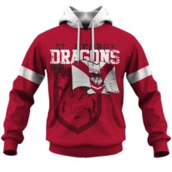 Personalized St. George Illawarra Dragons Retro Jerseys 1921 Hoodies Shirts For Men Women