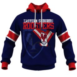 Personalized Eastern Suburbs Roosters NRL Flag Retro 1998 Jerseys Hoodies Shirts For Men Women