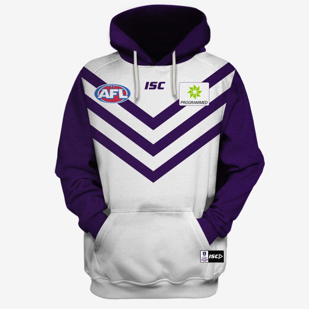 Personalise Fremantle Dockers AFL 2004 Vintage Guernsey oodie blanket ...