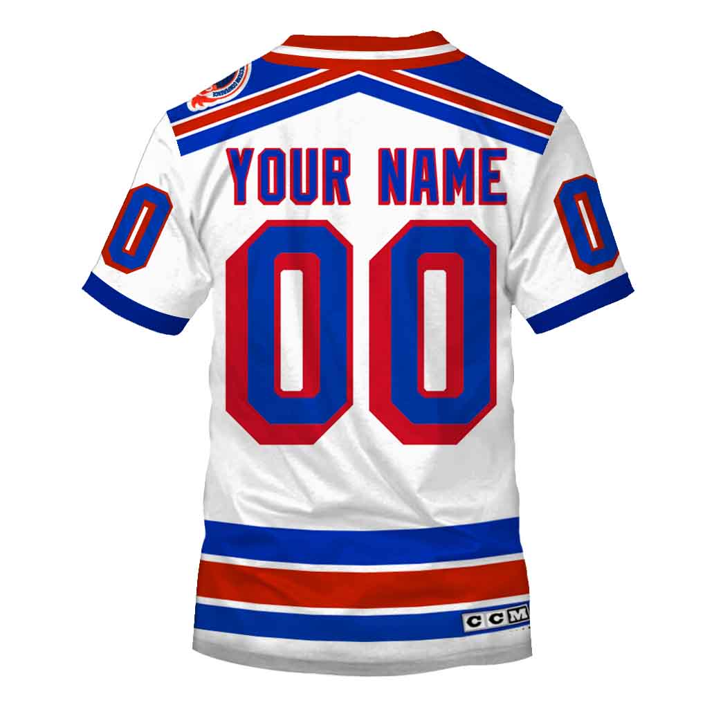 NHL New York Rangers Custom Name Number 1994 Throwback Vintage