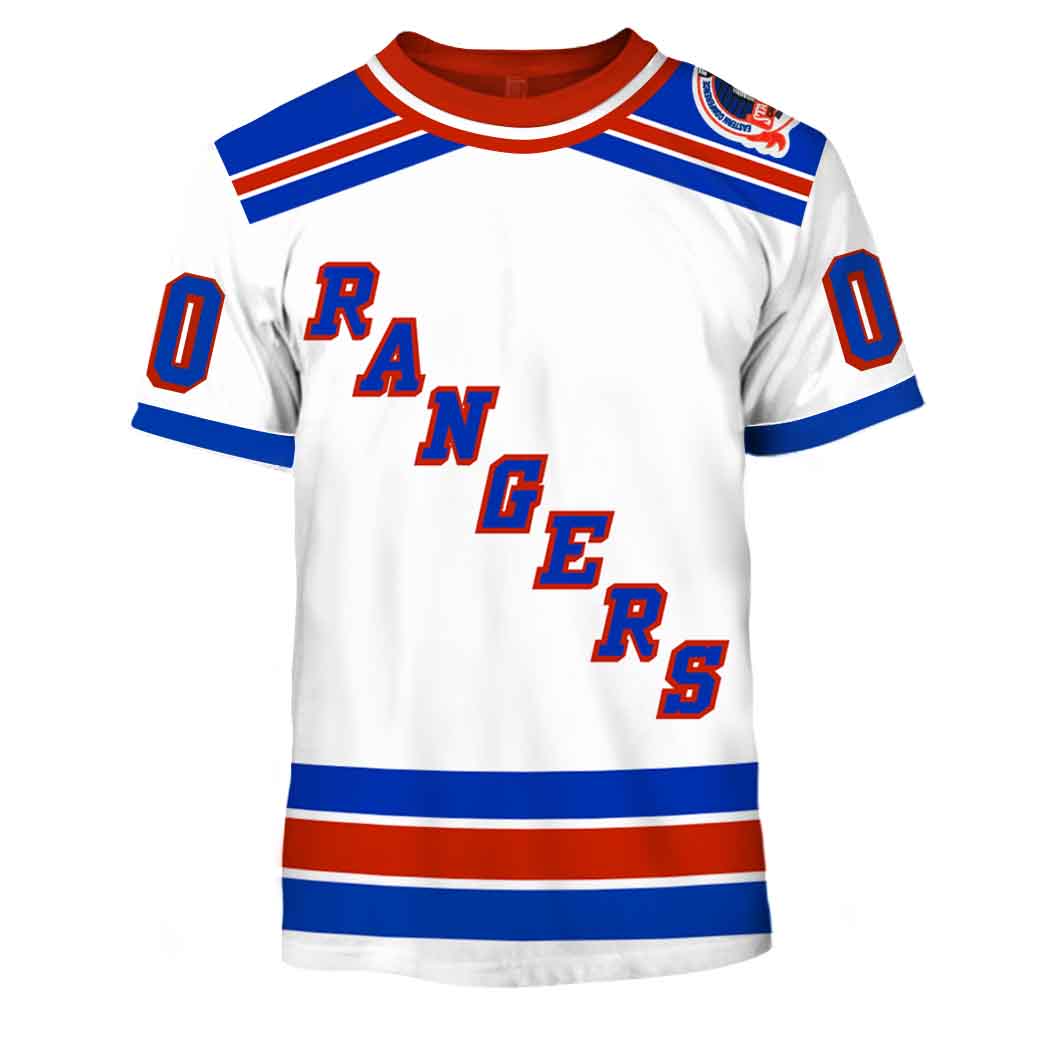 NHL New York Rangers Custom Name Number 1994 Throwback Vintage