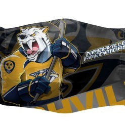 Nashville Predators NHL Cartoon Wordmark 3D Face Mask