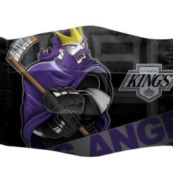 Los Angeles King NHL Cartoon Wordmark 3D Face Mask