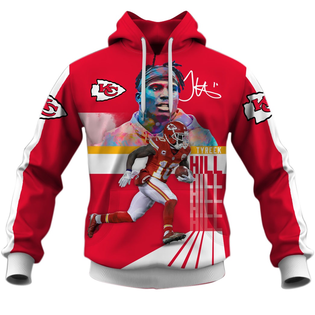 Tyreek Hill Kansas City Chiefs 3D Hoodie T Shirt Sleeve T54c Classic Shirt  - Inotee