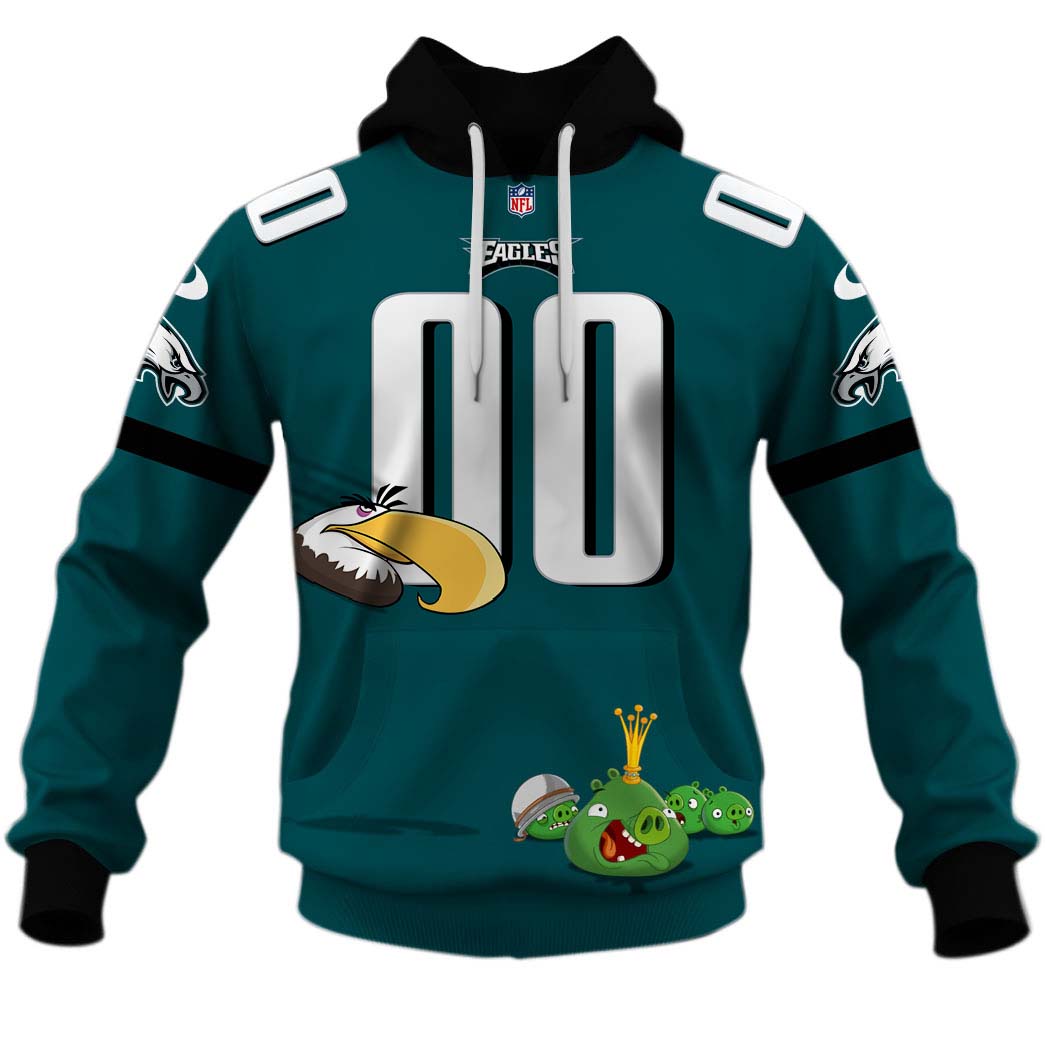 Personalize Philadelphia Eagles NFL x Angry Birds 2020 T60 -  OldSchoolThings - Personalize Your Own New & Retro Sports Jerseys, Hoodies,  T Shirts