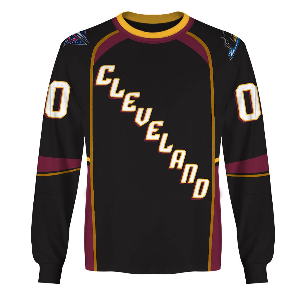 Cleveland Monsters Hockey Jersey Mens Small Black AHL CCM – Proper