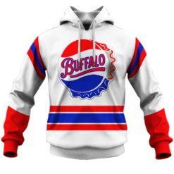 Throwback BUFFALO BISONS American League 1963 style hockey white jersey - Custom Name and Number- Personalized VIntage Jersey