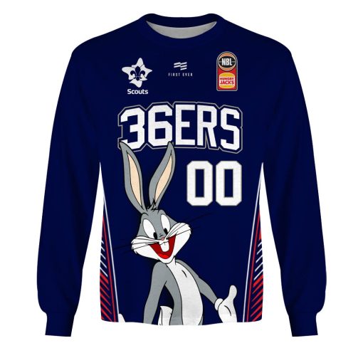 Personalised Adelaide 36ers NBL x Looney Tunes 2020 Jersey