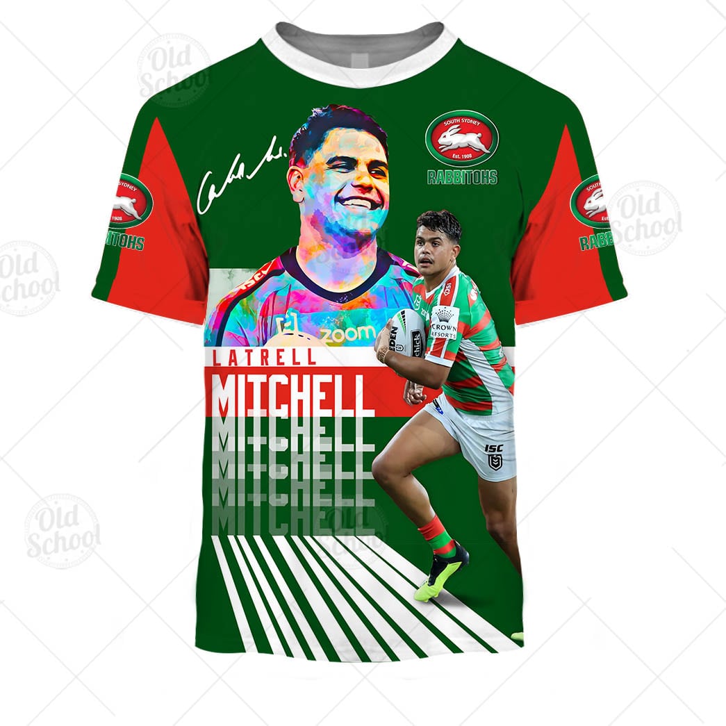 Latrell Mitchell South Sydney Rabbitohs T Shirt Hoodie - OldSchoolThings -  Personalize Your Own New & Retro Sports Jerseys, Hoodies, T Shirts