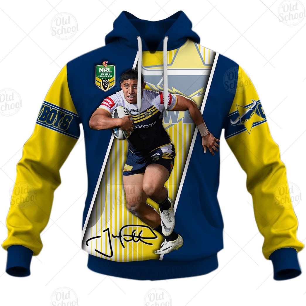 Original north Queensland Cowboys Jason Taumalolo NRL player shirt, hoodie,  sweater and unisex tee