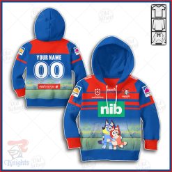 Personalised NRL Newcastle Knights Bluey KID Jersey