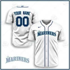 Personalize MLB Seattle Mariners 2020 Home Jersey - White