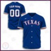 Personalize MLB Texas Rangers Alternate Jersey 2020