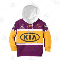 Personalize BRISBANE BRONCOS NRL 2020 Home Jersey for Kids