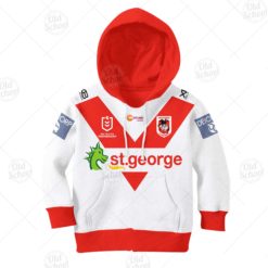 Personalize St. George Illawarra Dragons NRL 2020 Home Jersey for Kids