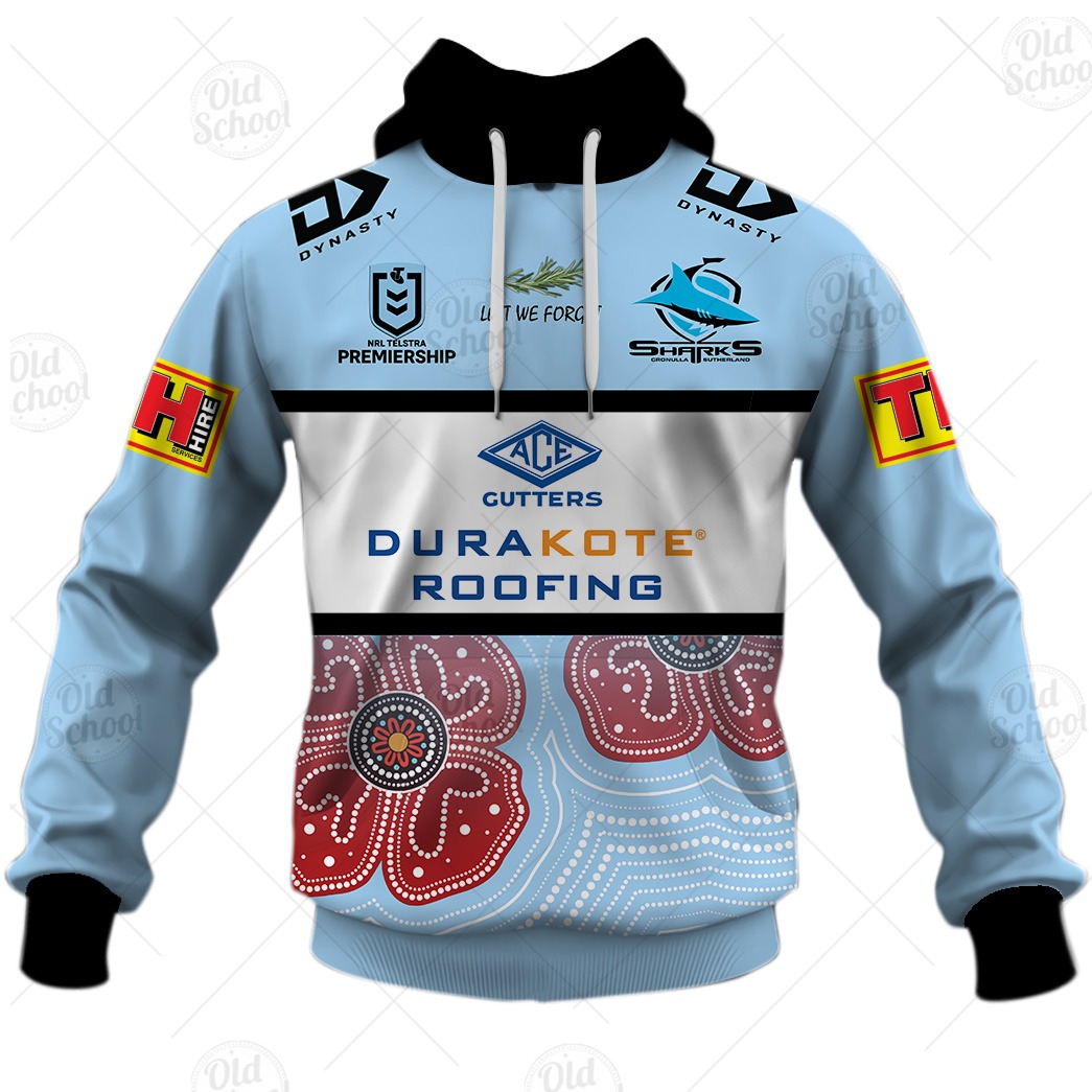 Cronulla Sharks NRL 2022 Dynasty ANZAC Jersey Size S-7XL! *IN STOCK*