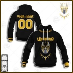 Personalized Wakanda Black Panther Jersey Basketball Style