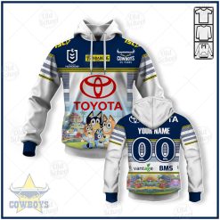 Personalise NRL North Queensland Cowboys x Bluey Jersey