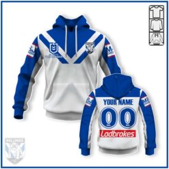 Personalize Canterbury Bankstown Bulldogs NRL 2020 Home Jersey