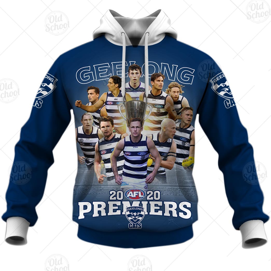 AFL Geelong Cats Custom Name Number 2021 Home Guernsey Kids T-Shirt