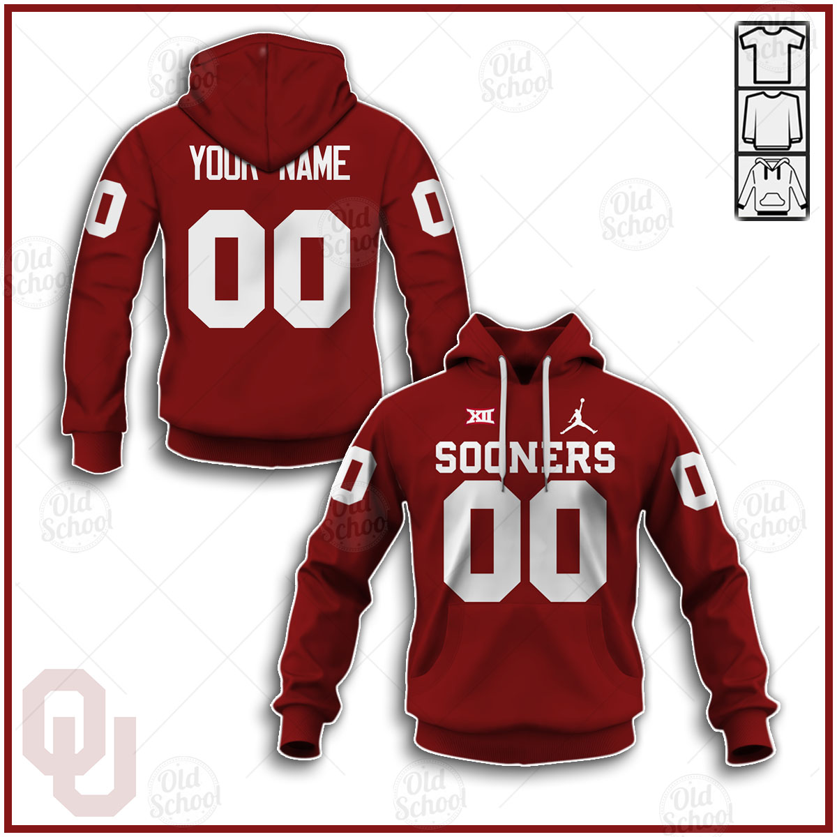 Personalized Oklahoma Sooners NCAA Football FBS Jersey