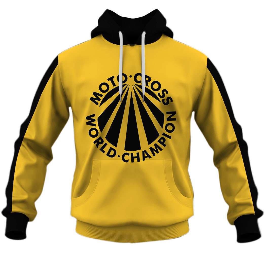 Vintage Style World Champion Motocross Jersey Suzuki MX Enduro AHRMA motorcycle dirt bike