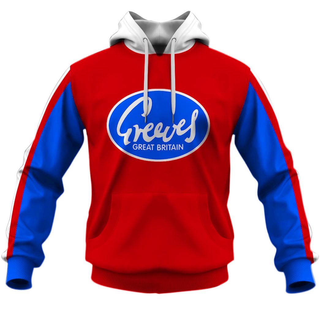 Vintage Style Greeves Motocross Jersey MX Enduro AHRMA motorcycle dirt bike