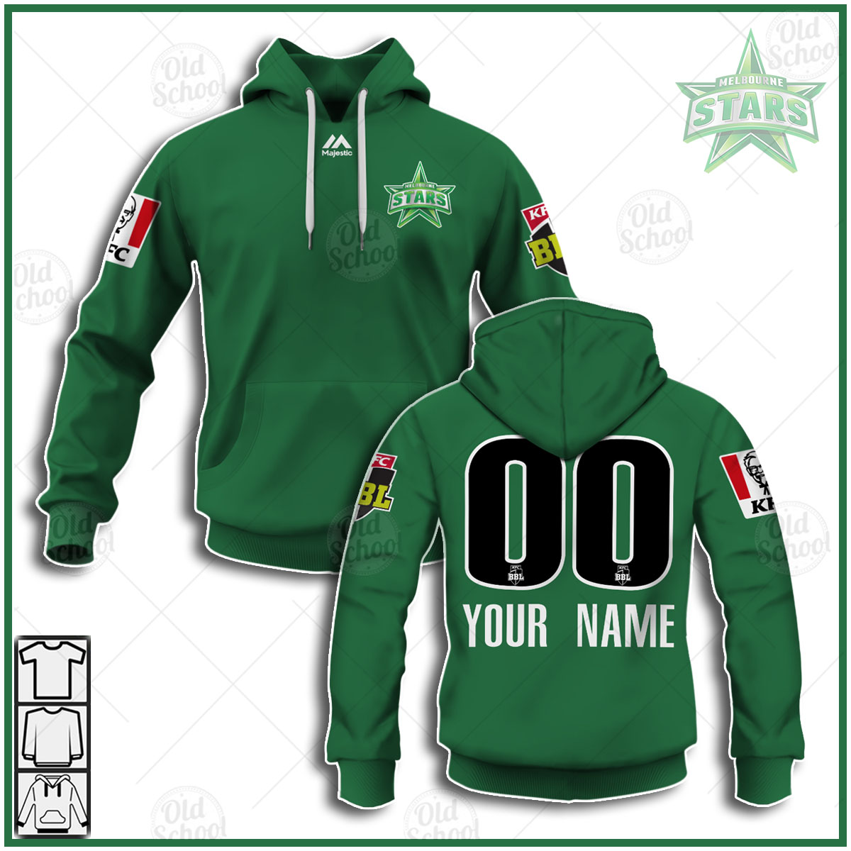 Personalised MELBOURNE STARS 2020/21 MEN'S BBL REPLICA JERSEY