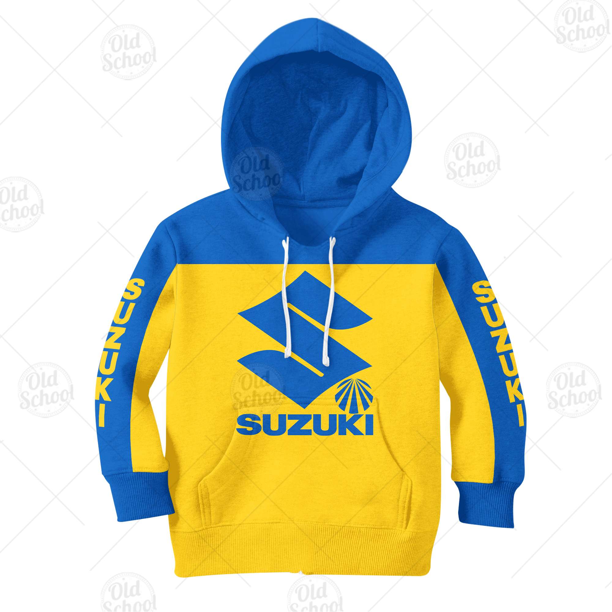 Vintage Style Suzuki Motocross Jersey MX Enduro AHRMA motorcycle dirt bike for KID