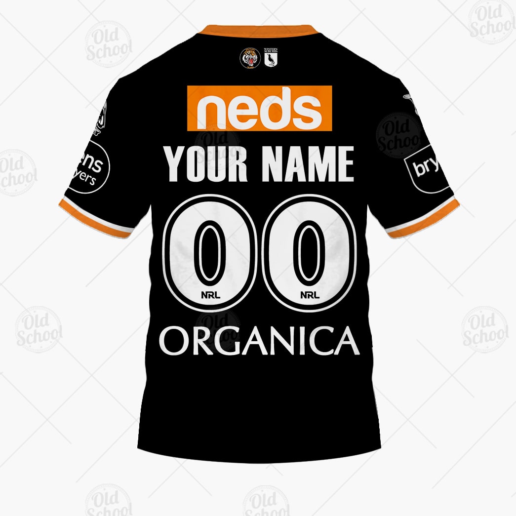 Personalised NRL West Tigers Heritage Jersey 2005 Vintage Jersey